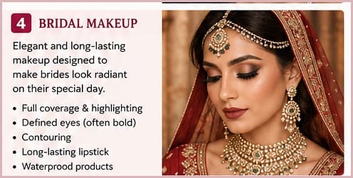 Bridal makeup — elegant, long-lasting makeup designed for the wedding day