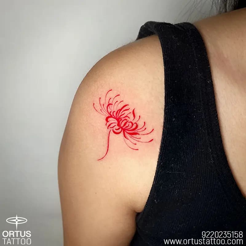Red Spider Lily Tattoo