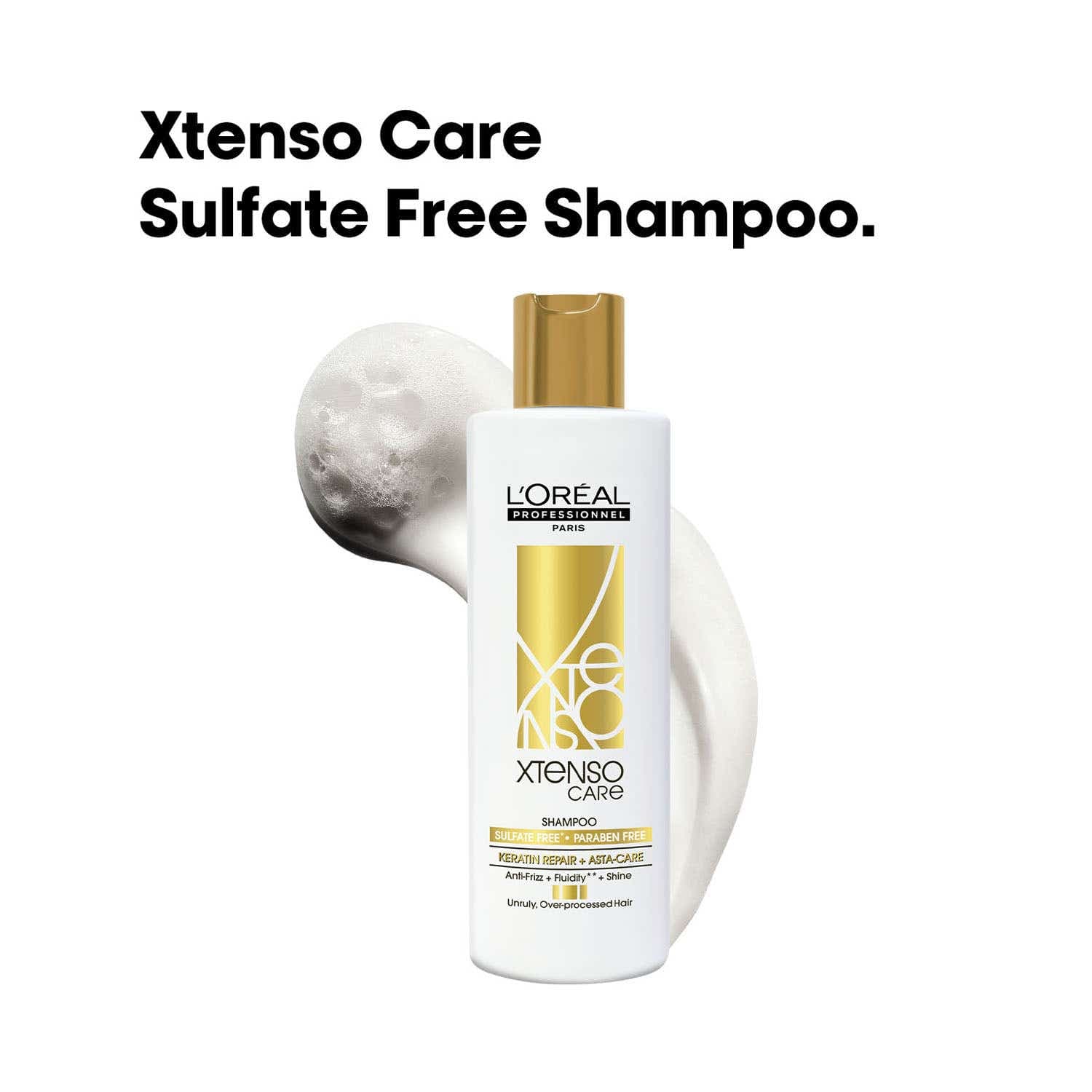 L'OREAL PROFESSIONNEL Xtenso Care Sulfate-Free Shampoo For Frizz-Free & Shiny Hair (250 ml)